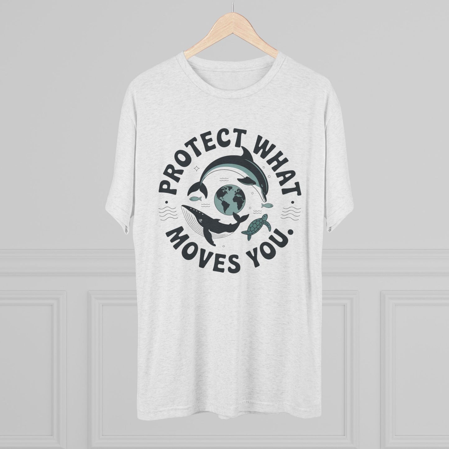 Protect What Moves You Ocean Unisex Tri-Blend Tee