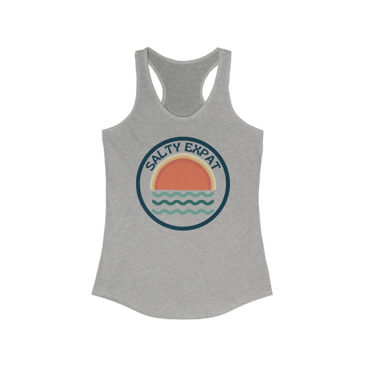 Salty Expat Women's Racerback Tank T-Shirt