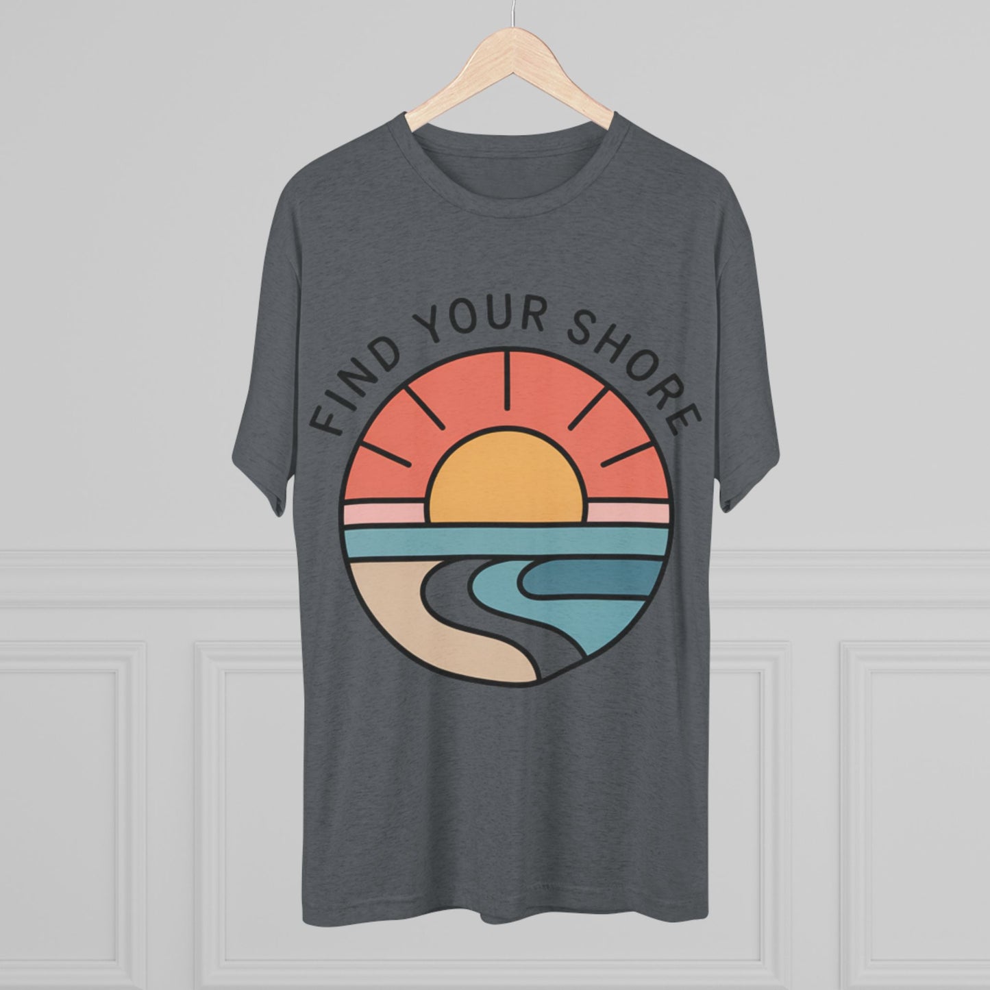 Find Your Shore - Premium Tri-Blend Tee by Salty Expat