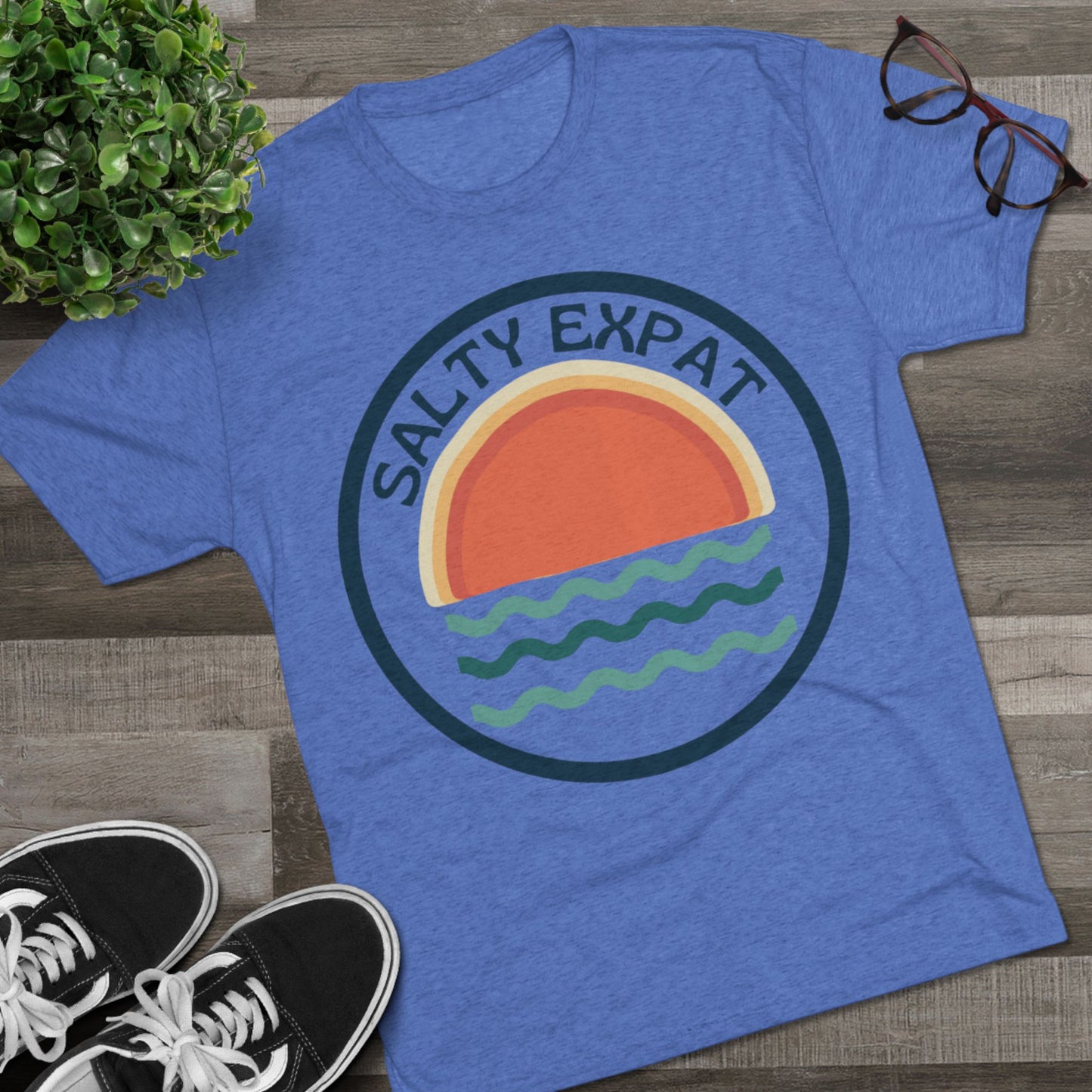 Salty Expat Unisex Tri-Blend Tee