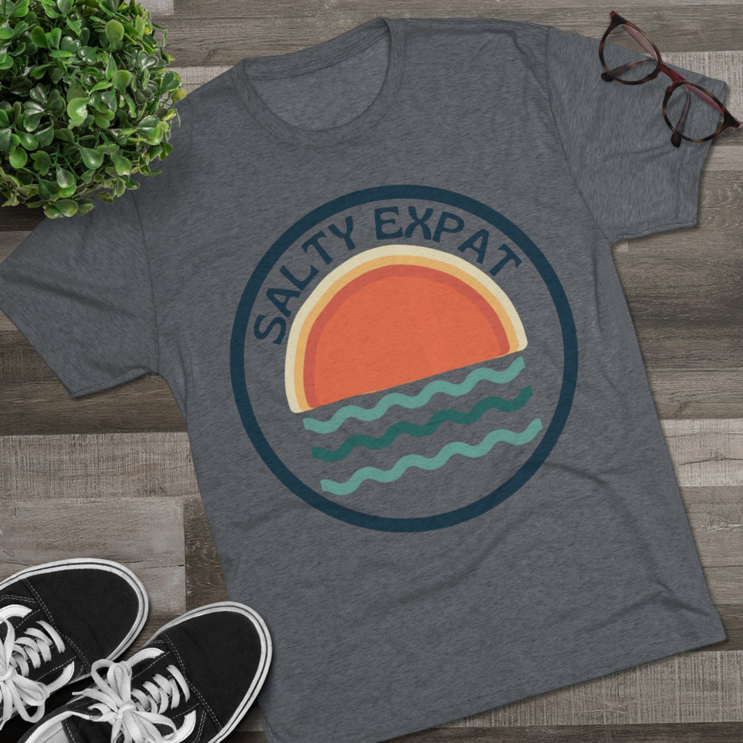 Salty Expat Unisex Tri-Blend Tee