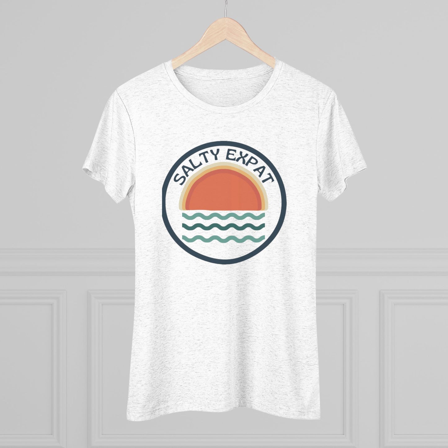 Salty Expat Women's Tri-blend Tee