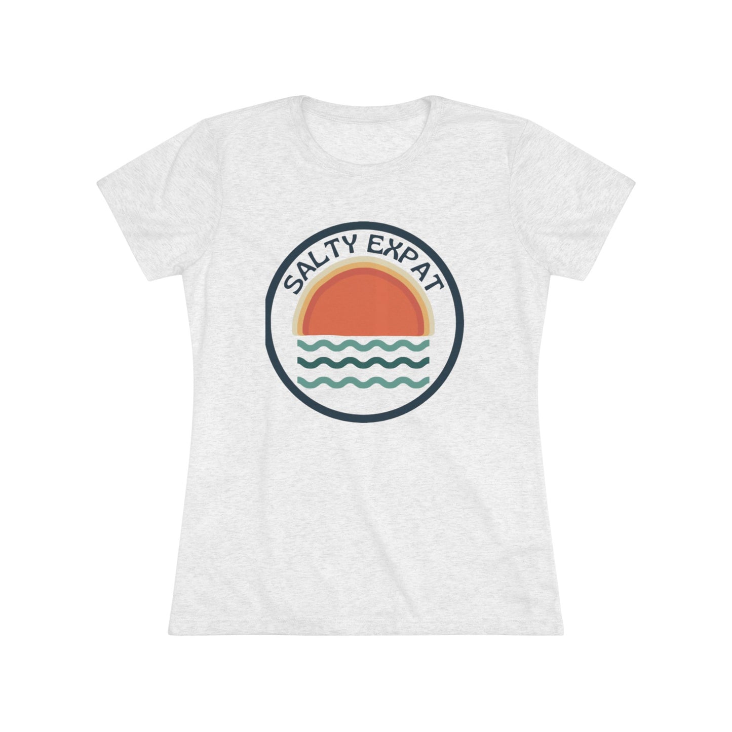 Salty Expat Women's Tri-blend Tee