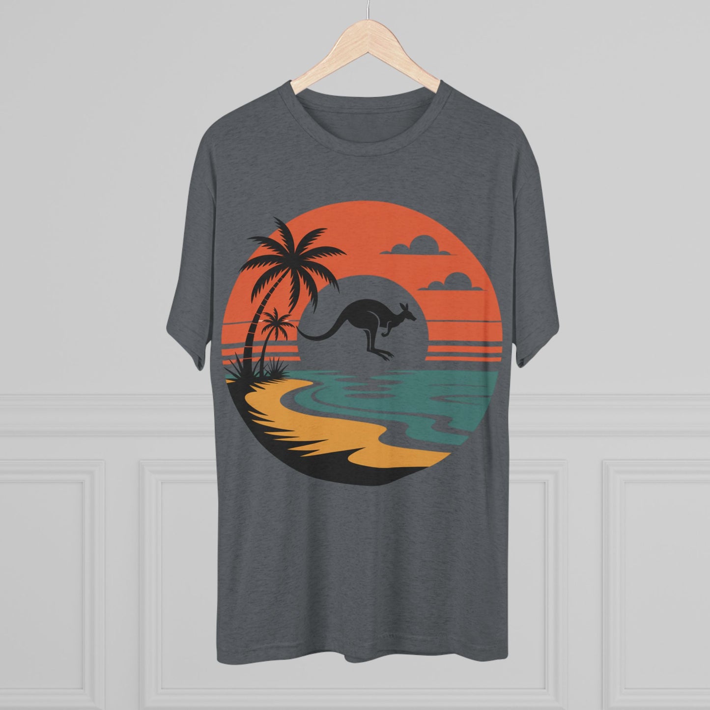 Australian Expat  Kangaroo Unisex Tri-Blend Tee