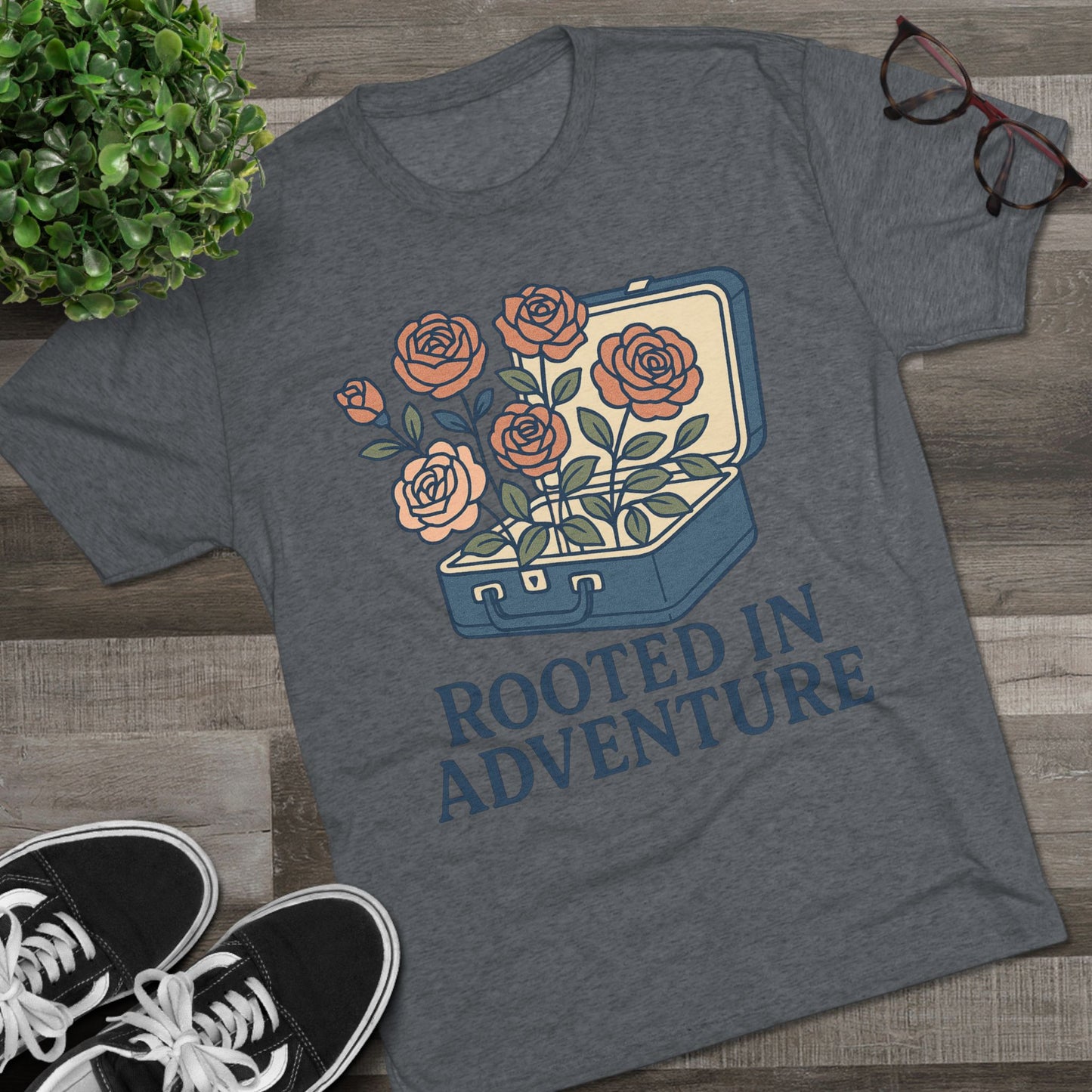 Rooted in Adventure Unisex Tri-Blend Tee