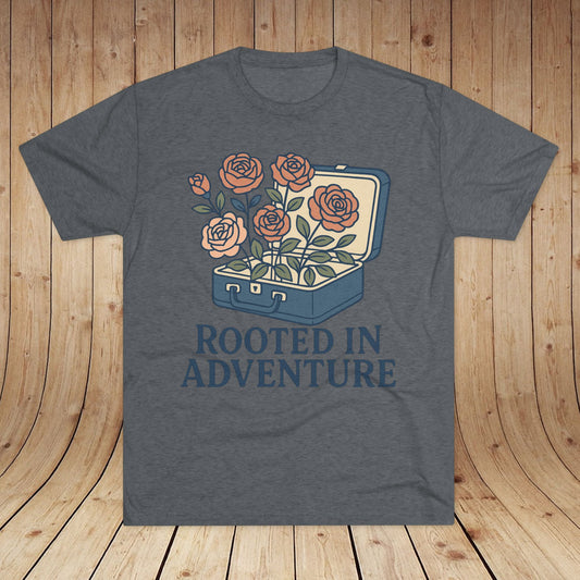 Rooted in Adventure Unisex Tri-Blend Tee