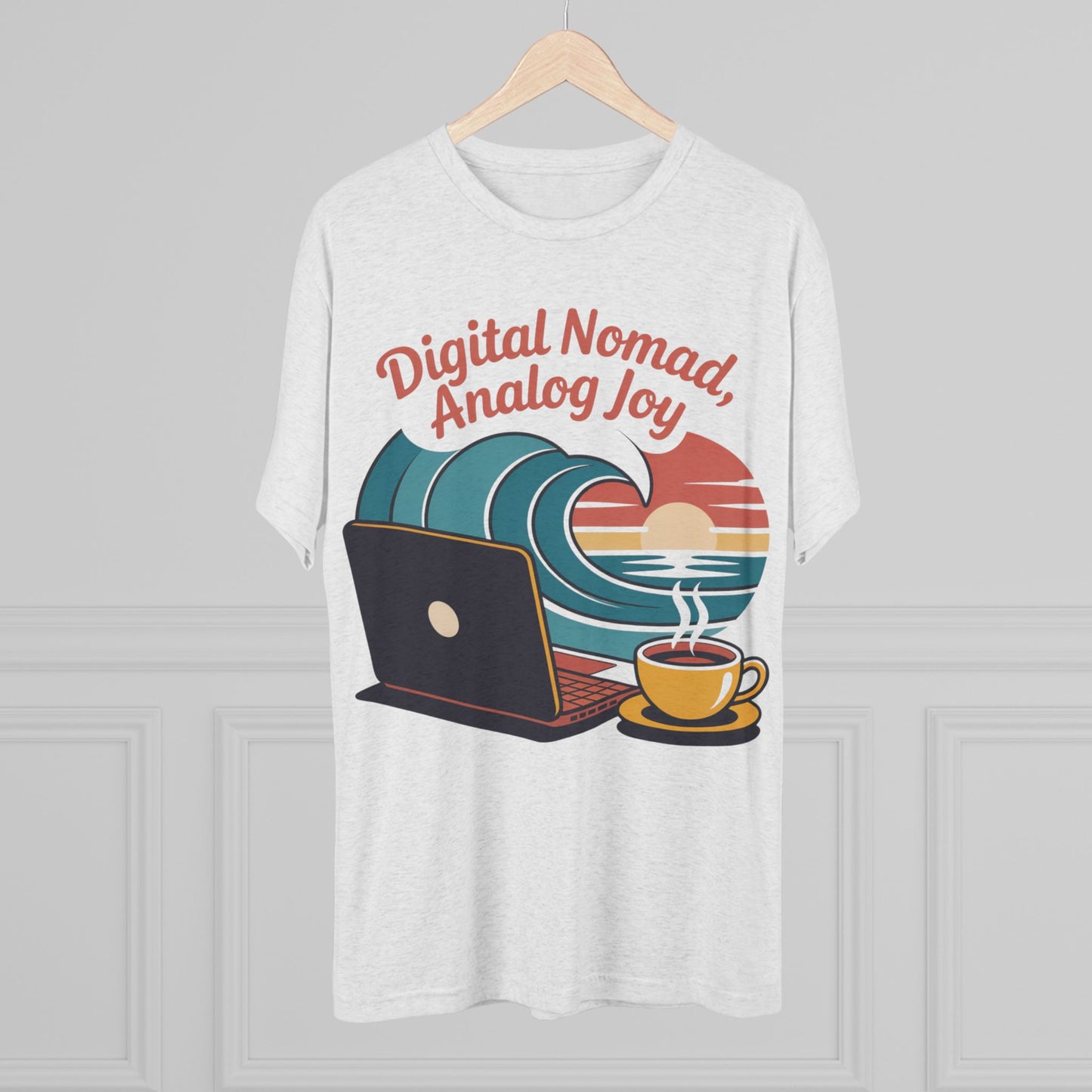Digital Nomad, Analog Joy Unisex Tri-Blend Tee