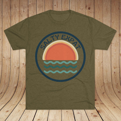 Salty Expat Unisex Tri-Blend Tee