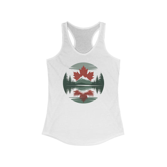 Cozy Canada Women's Racerback Tank T-Shirt