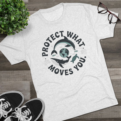 Protect What Moves You Ocean Unisex Tri-Blend Tee