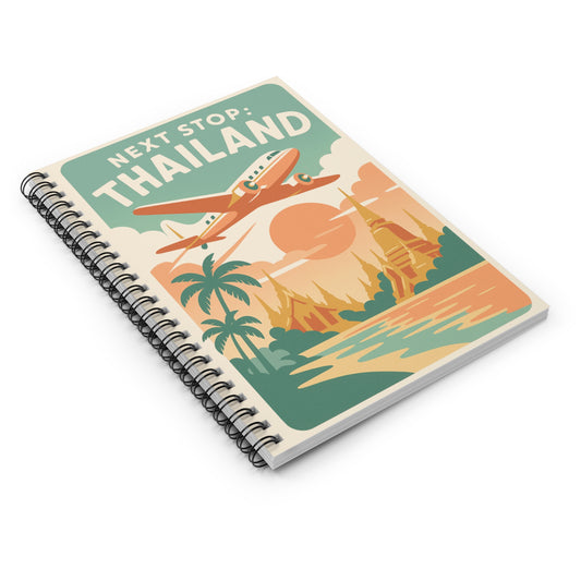 Next Stop Thailand Spiral Bound Journal, Spiral Notebook