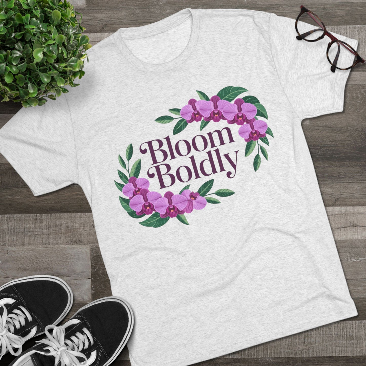 Bloom Boldly Unisex Tri-Blend Tee