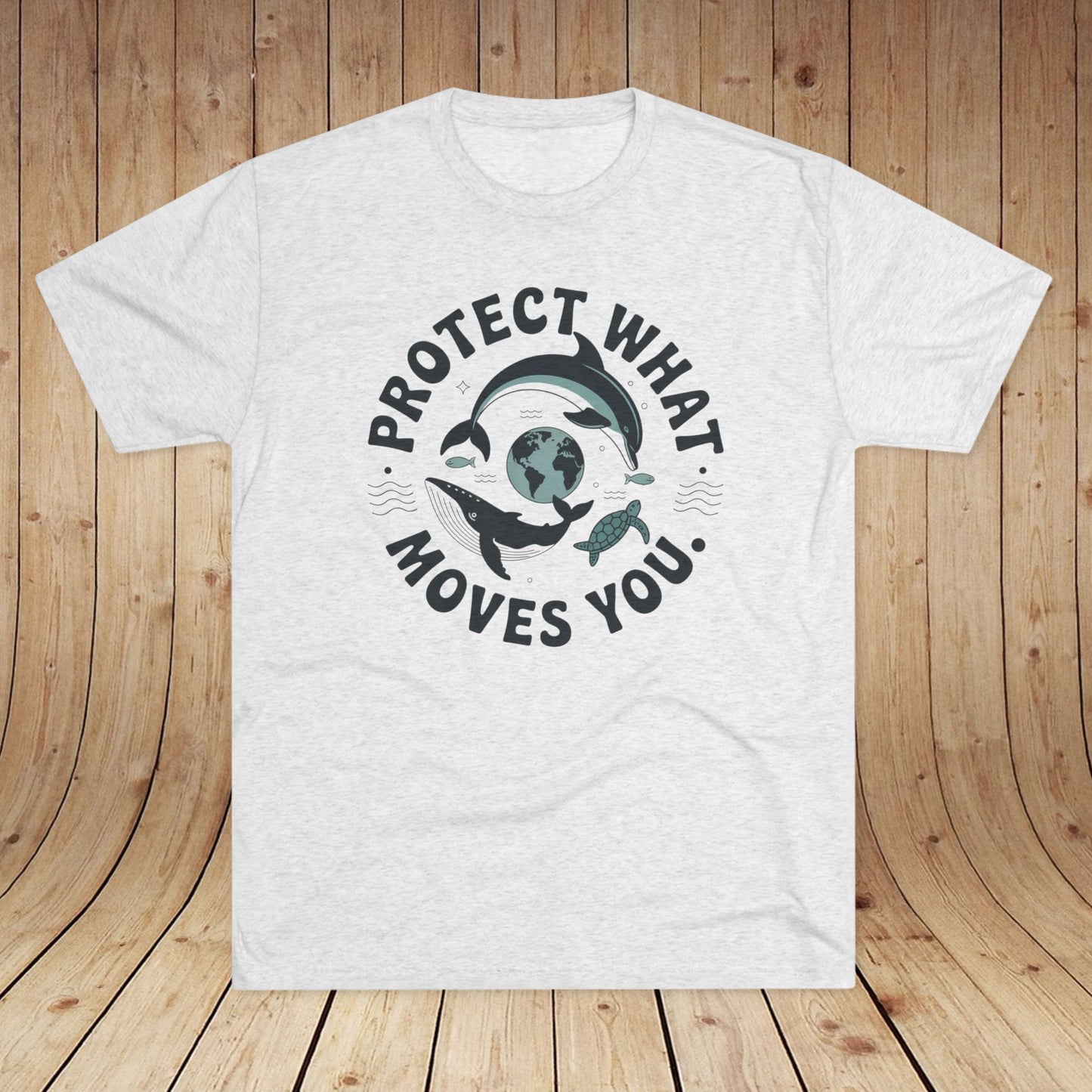 Protect What Moves You Ocean Unisex Tri-Blend Tee