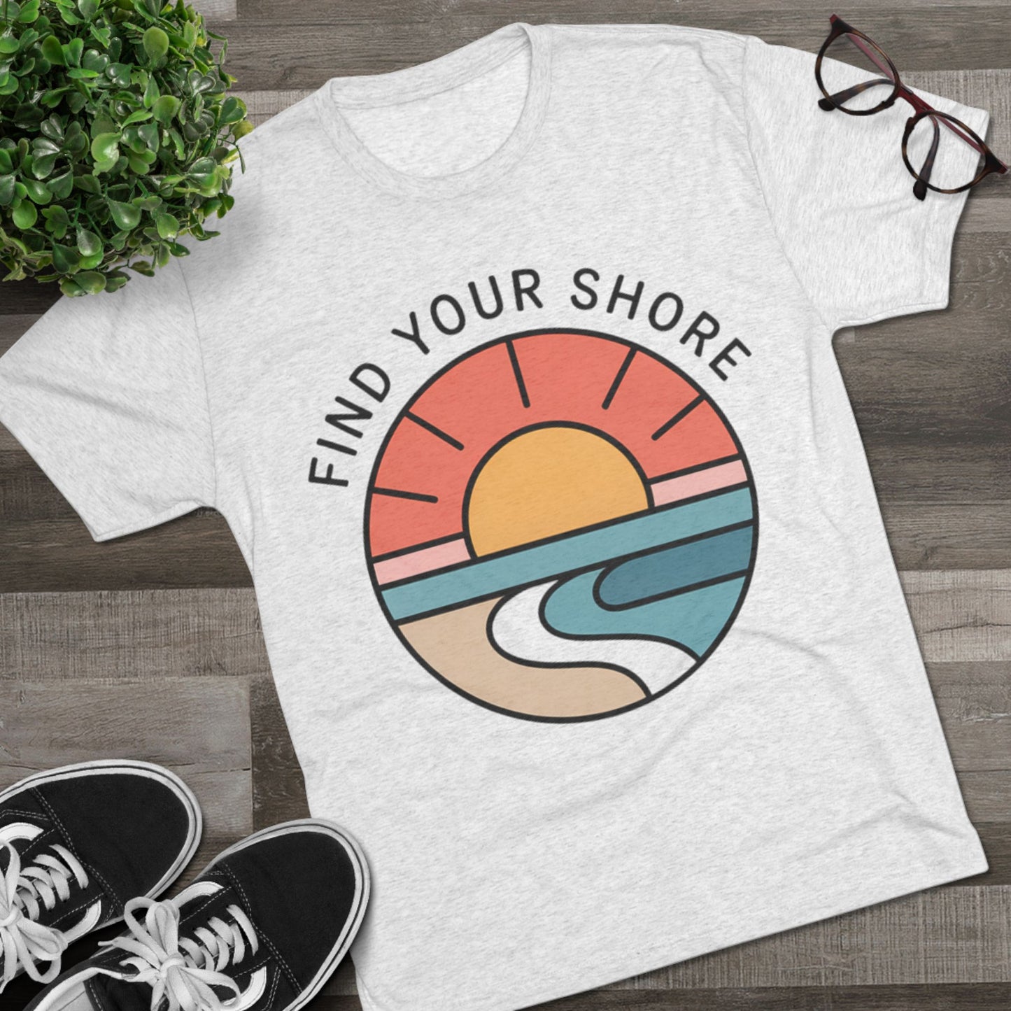 Find Your Shore - Premium Tri-Blend Tee by Salty Expat