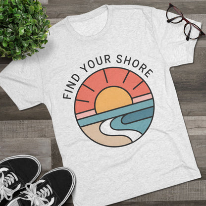 Find Your Shore - Premium Tri-Blend Tee by Salty Expat