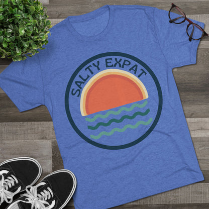Salty Expat Unisex Tri-Blend Tee