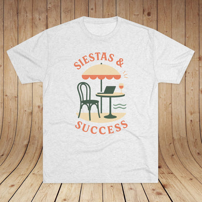 Siestas & Success Unisex Tri-Blend Tee