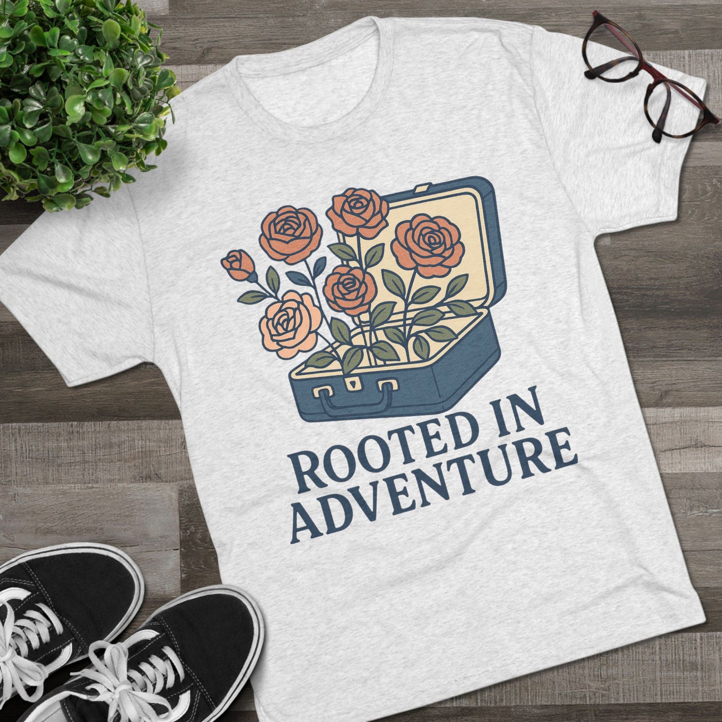 Rooted in Adventure Unisex Tri-Blend Tee