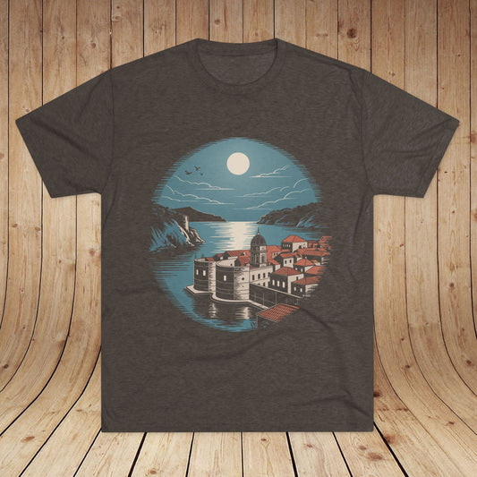 Dubrovnik Croatia Unisex Tri-Blend Tee