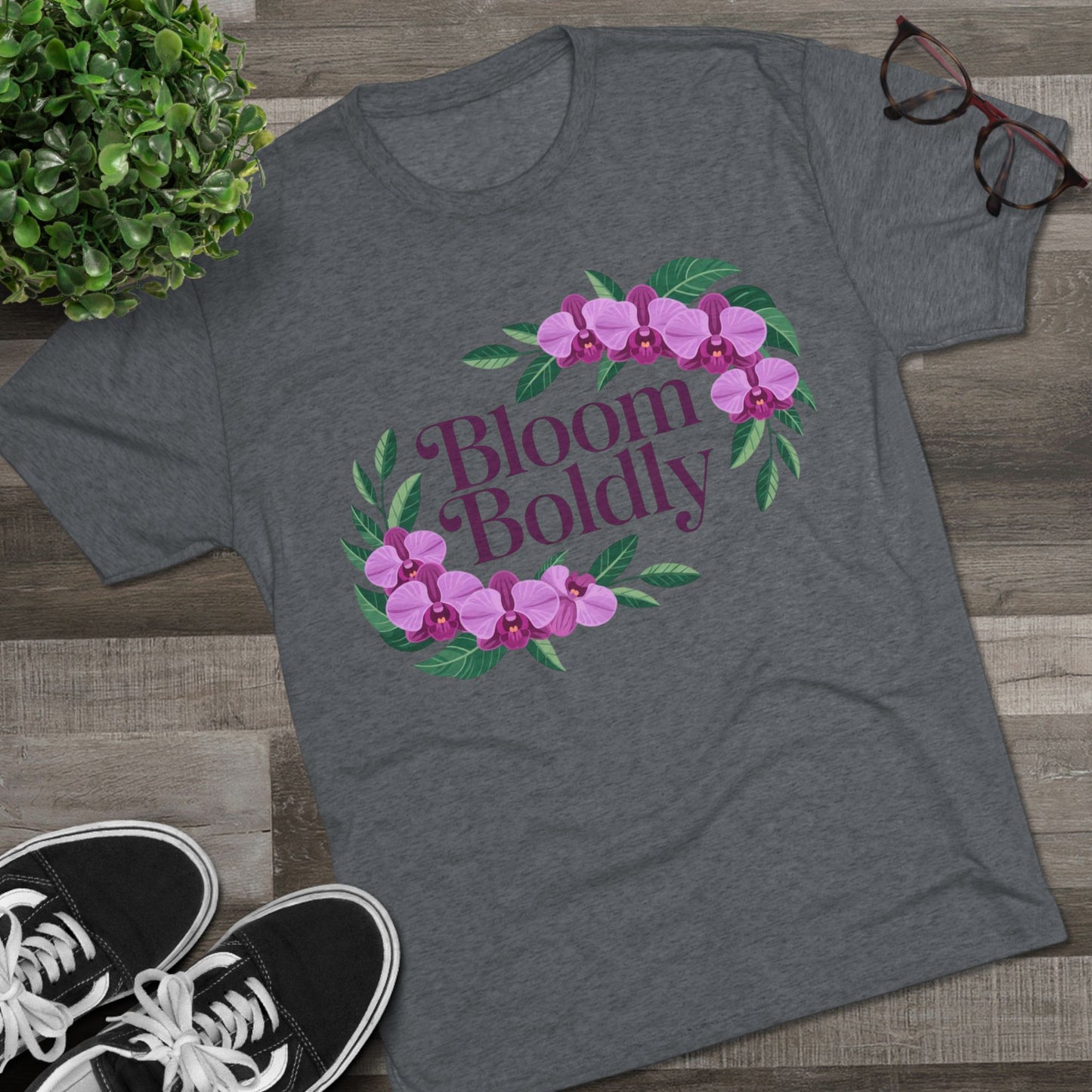 Bloom Boldly Unisex Tri-Blend Tee