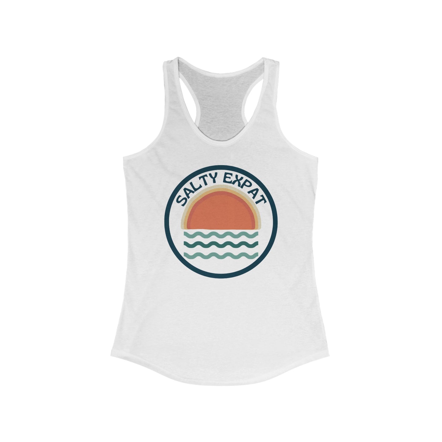 Salty Expat Women's Racerback Tank T-Shirt