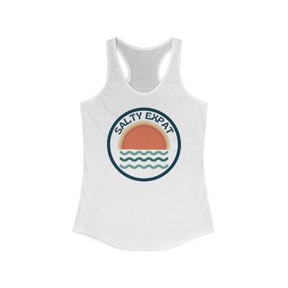 Salty Expat Women's Racerback Tank T-Shirt