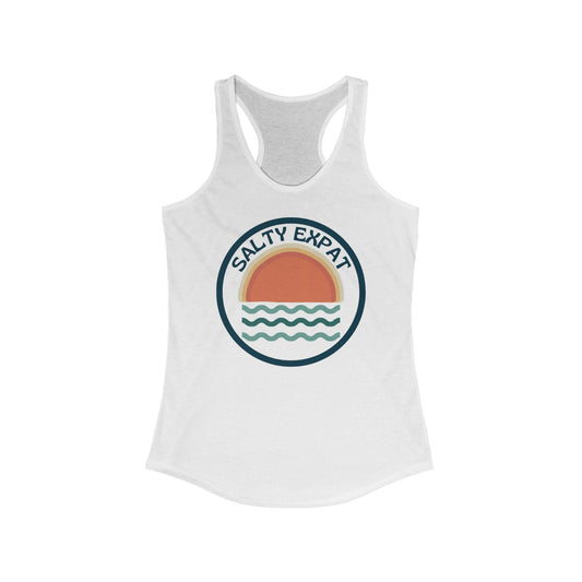 Salty Expat Women's Racerback Tank T-Shirt