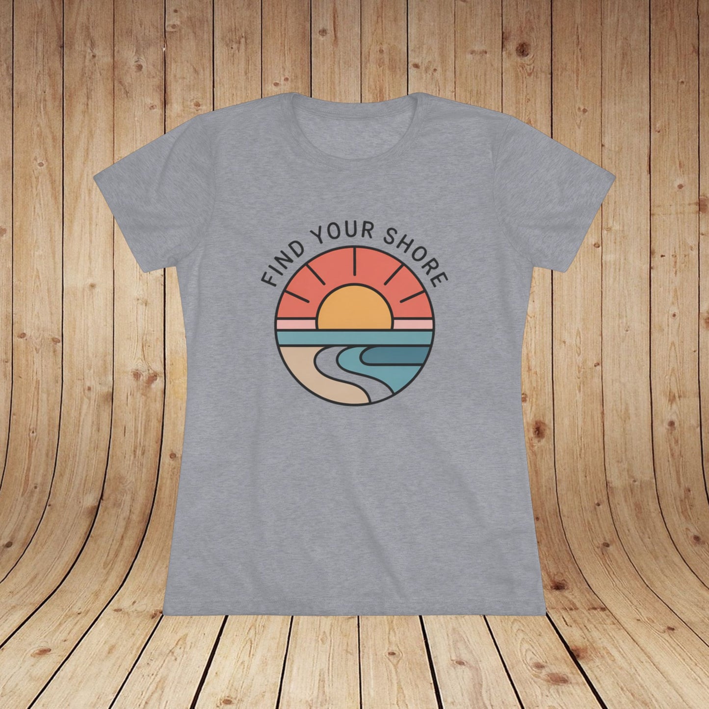 Find Your Shore - Premium Women's Triblend Tee