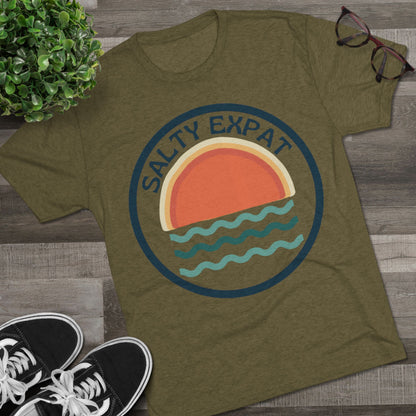 Salty Expat Unisex Tri-Blend Tee