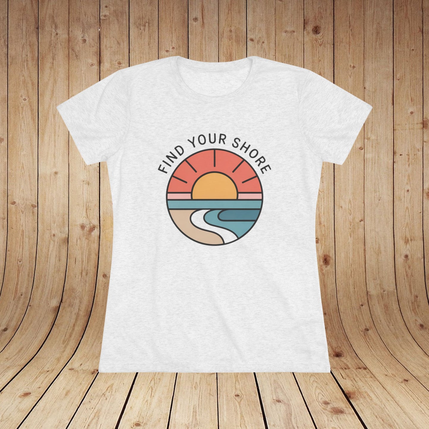 Find Your Shore - Premium Women's Triblend Tee