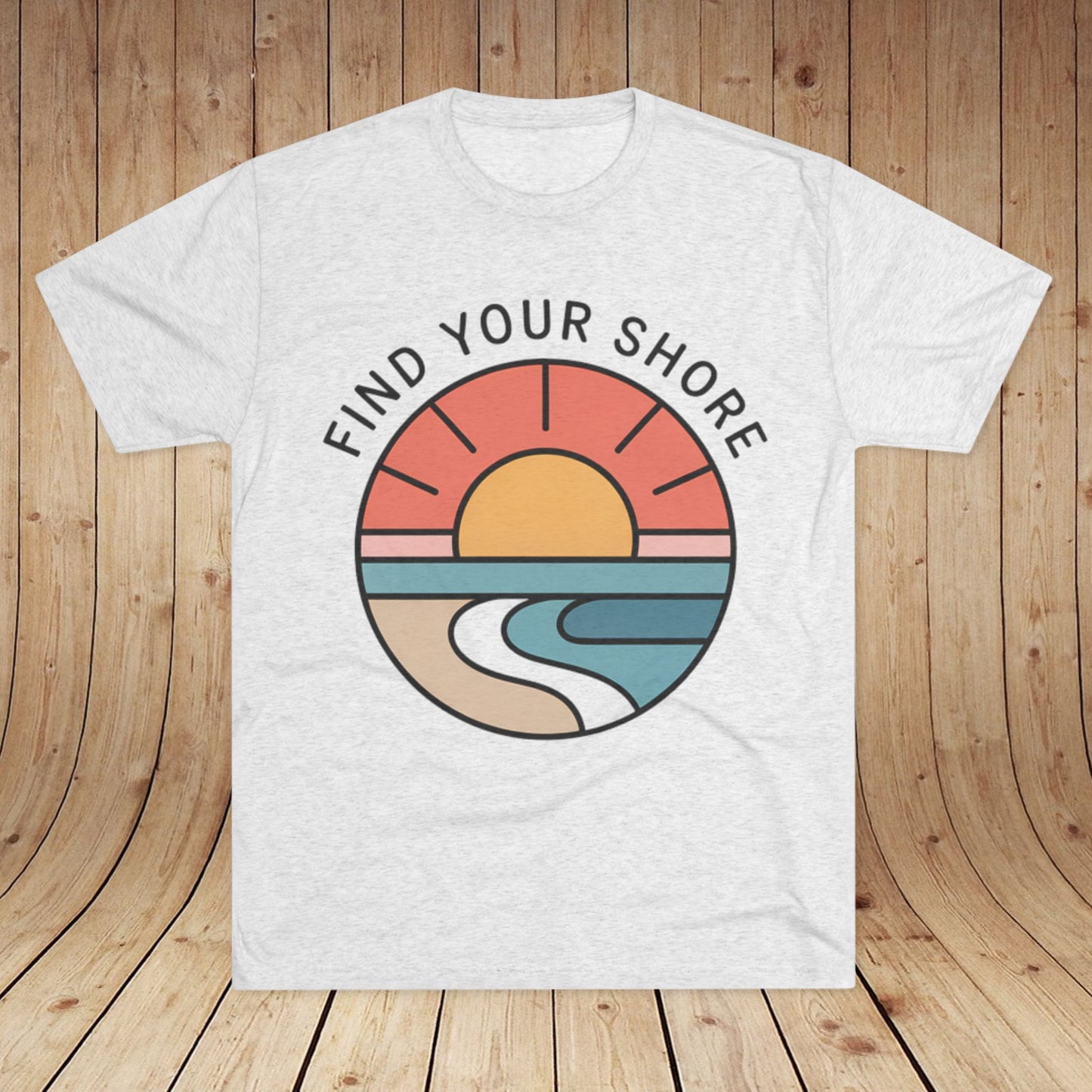 Find Your Shore - Premium Tri-Blend Tee by Salty Expat