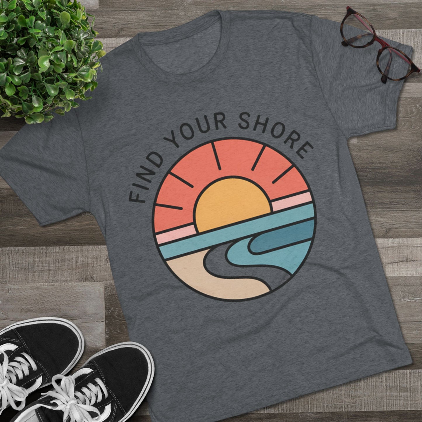 Find Your Shore - Premium Tri-Blend Tee by Salty Expat