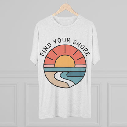 Find Your Shore - Premium Tri-Blend Tee by Salty Expat